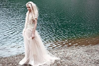sposa dreads acconciatura sposa gipsy
