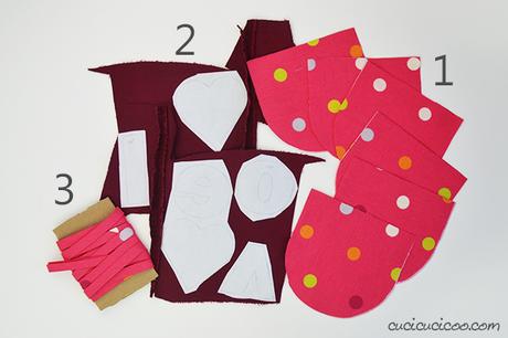 Come cucire un festone per San Valentino Che bello! Come cucire un festone per San Valentino con ritagli e lo sbieco. Ottima decorazione handmade che esprime l’amore ai tuoi cari il 14 febbraio o ogni giorno! #sanvalentino #decorazionisanvalentino #sanvalentinofaidate