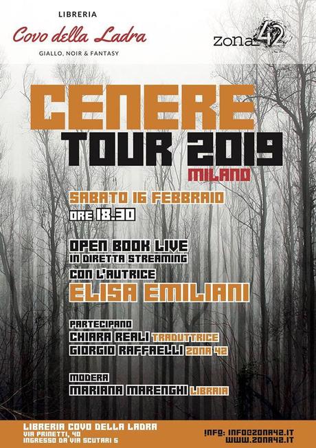 Cenere a Milano – Covo della Ladra di Libri – 16/2/19 Cenere a Milano – Covo della Ladra di Libri – 16/2/19