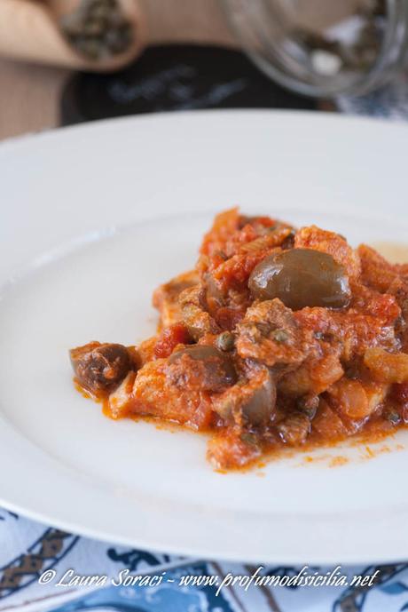 Bocconcini di Pesce Spada a Ghiotta per la Madonna della Lettera I bocconcini di pesce spada a ghiotta un secondo della tradizione messinese per la rubrica L'Italia nel Piatto
