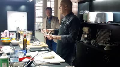 Lisbona, Baccalà alla vicentina protagonista di un workshop con lo Chef Antonio Chemello Lo chef all’opera