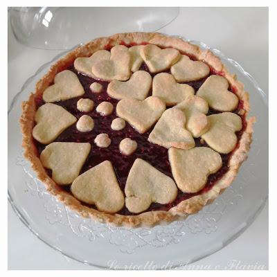 Crostata di cuori con farina di riso Crostata di cuori con farina di riso