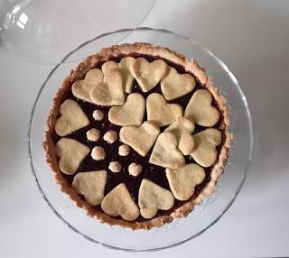 Crostata di cuori con farina di riso Crostata di cuori con farina di riso