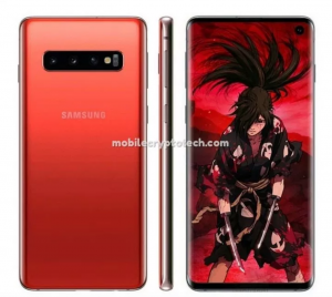 Samsung Galaxy S10 in versione Cinnabar Red Galaxy S10