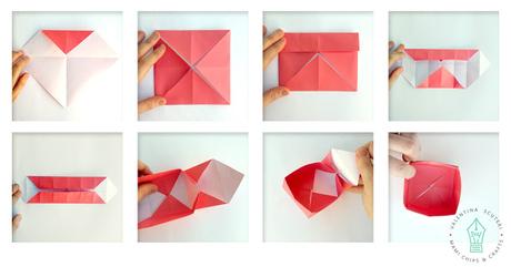 San Valentino - scatola origami porta biscotti San Valentino - scatola origami porta biscotti