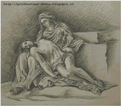 Schema a punto croce: Pietà_3 Schema a punto croce: Pietà_3