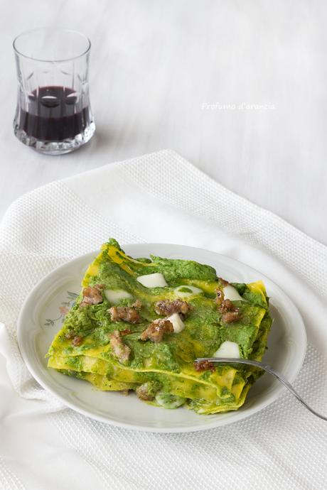 Lasagne con cime di rapa lasagne con cime di rapa