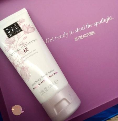Beauty box Lookfantastic Marzo rituals hand balm