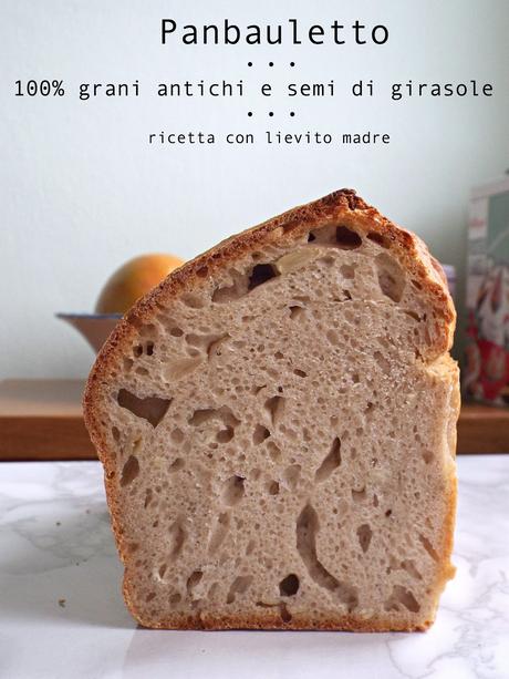 Panbauletto 100% grani antichi e lievito madre Panbauletto 100% grani antichi e lievito madre