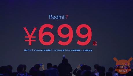 Xiaomi Redmi 7 Presentato: Le specifiche del nuovo entry-level king Xiaomi Redmi 7 launched