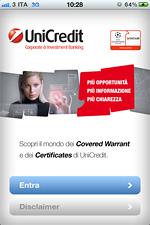 Wellnet annuncia 'UniCredit Investimenti': la prima App italiana di Investment Banking per iPhone/iPad