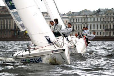 Simone Ferrarese a San Pietroburgo per il Match Race di Grado 1, valido per la qualificazione al World Match Racing Tour
