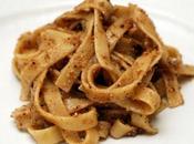 pasta fatta casa: Fettuccine grano Kamut ultra salsa porcini zafferano