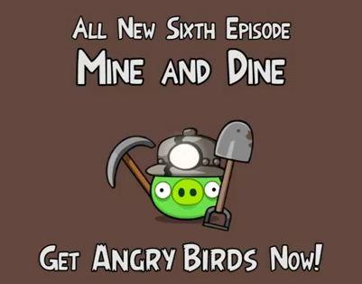 Coming soon: nuovo livello Mine And Dine per Angry Birds