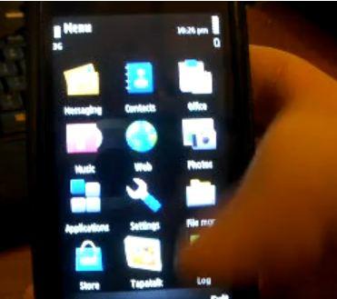Scrolling cinetico N8 su Symbian 5th Edition