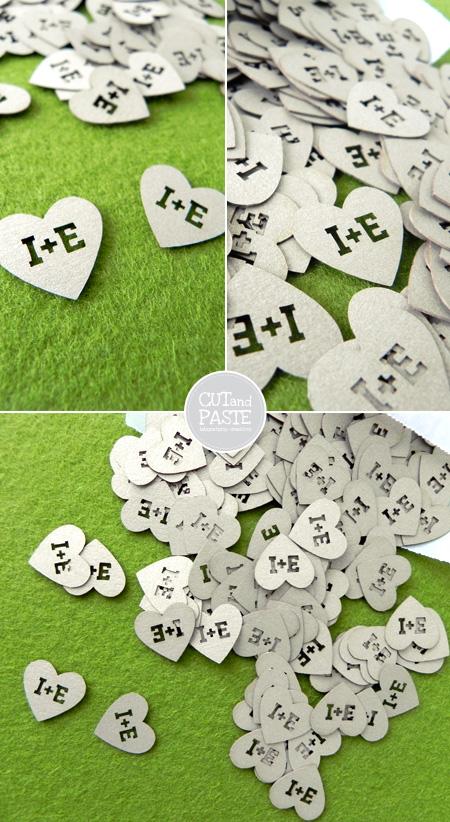 Project | Monogram Laser Cut Hearts | #01