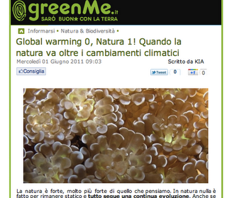 Global warming 0, Natura 1 !