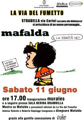 La via del fumetto: Mafalda a Stradella (PV)