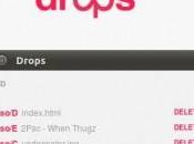 Drops: archiviare condividere numero illimitato file