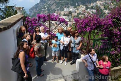 POSITANO DIWINE FOOD : la passeggiata tra le ville di Li Parlati....