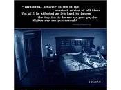 Buio sala "paranormal activity"