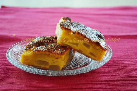 Torta alle pere e semi di lino