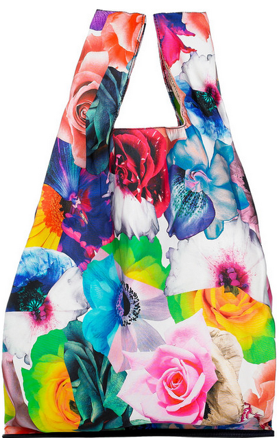 Shopping Bag with Flowers