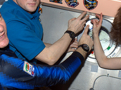 foto della Stazione Spaziale Internazionale quelle Paolo Nespoli dallo spazio