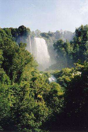 Cascata delle marmore from valnerina italy