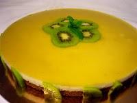 Annuncio e ricetta torta fredda allo yogurt gusto kiwi