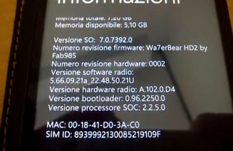 WaterBear Project, HTC HD2 continua la strada del modding su WP7