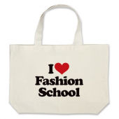 i love fashion school bag