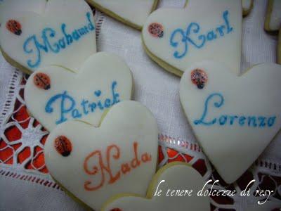 Biscotti dipinti per l'ultimo giorno di scuola !