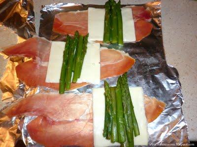 ASPARAGI DORATI.....prosciutto e formaggio!