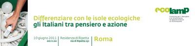 Ecolamp: gli Italiani e le raccolte differenziate