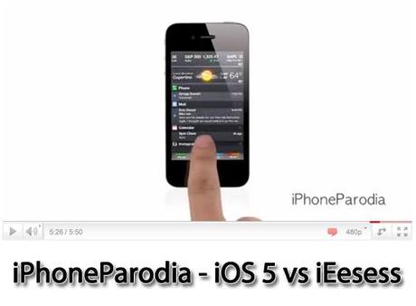 iPhoneParodia: iOS 5 vs iEsesess. VIDEO