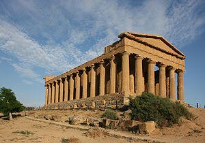 Agrigento (Sicily, Italy). Temple of Concordia.