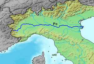 The Po Valley in Northern Italy is frequently ...