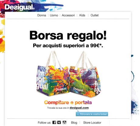 Bolsa regalo! Trovala la sua ora in Desigual!