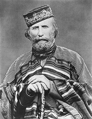 Giuseppe Garibaldi in 1866, four years after s...