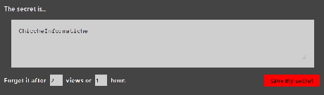Questo messaggio si distruggerĂ  tra…