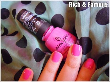 China Glaze: Rich & Famous, puro colore!