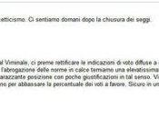 MANDA MAIL TESSERATI ANDARE VOTARE (paura