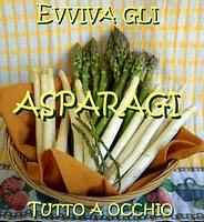 ...asparagi e mazzancolle in conchiglia...