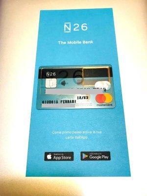 N26: un conto estero sotto forma di carta N26: un conto estero sotto forma di carta