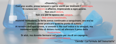 Segnalazione: Eleinda La Formula dell'Immortalità di Valentina Bellettini Segnalazione: Eleinda La Formula dell'Immortalità di Valentina Bellettini
