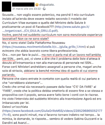 IL CURRICULUM DEL MINISTRO IL CURRICULUM DEL MINISTRO
