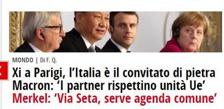 Sul direttorio Francia-Germania: dall’incontro con la Cina alla TAV Sul direttorio Francia-Germania: dall’incontro con la Cina alla TAV