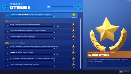 Fortnite, le sfide della Settimana 5 Stagione 8 rese disponibili da Epic Games - Notizia - PC Fortnite, le sfide della Settimana 5 Stagione 8 rese disponibili da Epic Games - Notizia - PC