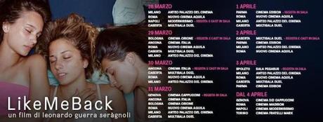 Recensione: LIKEMEBACK, un film di Leonardo Guerra Seràgnoli. Tre ragazze, un’estate Recensione: LIKEMEBACK, un film di Leonardo Guerra Seràgnoli. Tre ragazze, un’estate